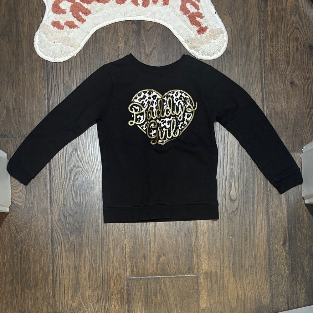 Black Daddy's Girl Kids Shirt